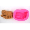 Longzang Elephant Mould S348 Art Silicone Soap Craft DIY Handmade