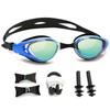 WAVE Myopic Swimming Goggles, No Leakage, Anti-Fog, UV Protection, Nearsighted
