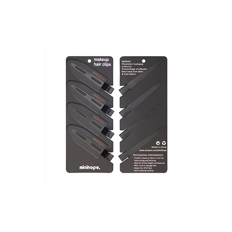 Clip de pelo Negro Casual para todas las longitudes y