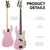 Best Choice Products Full Size Beginner 4-String Electric Bass Guitar,
