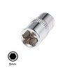 sourcing map 1/4-Inch Drive by 8mm Deep and Shallow Socket