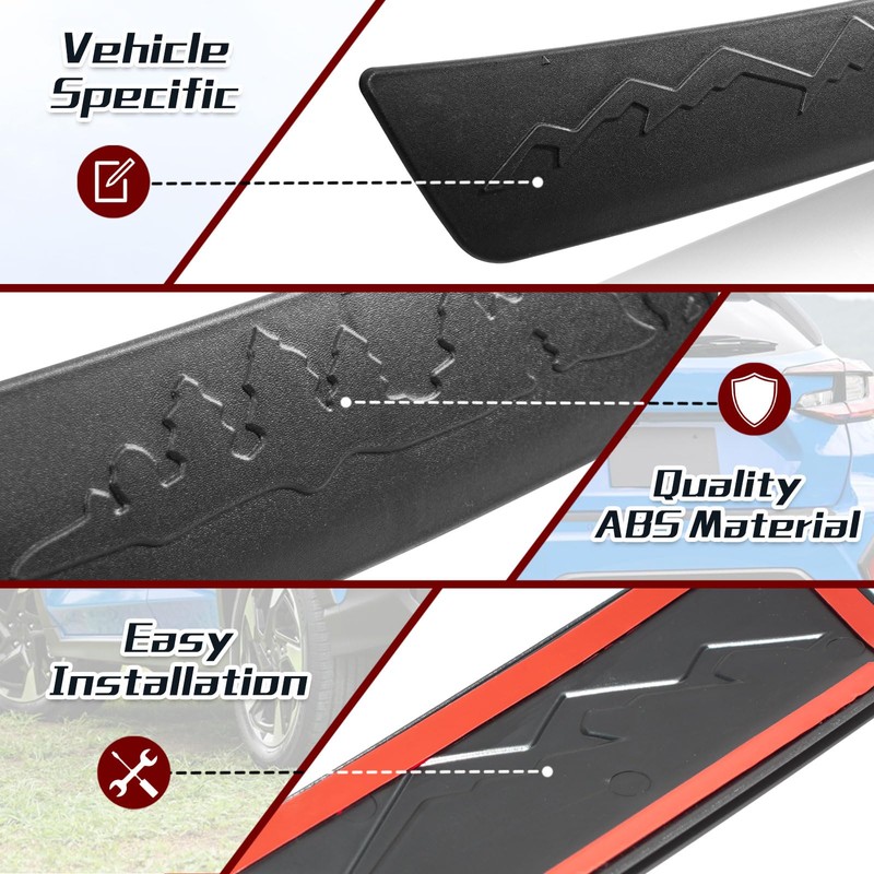 CZCJGD Rear Bumper Cover Protector Trim Compatible with Subaru Crosstrek