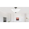 Aspen Creative 25002-65-1 Replacement Alabaster Glass shade for Flush Mount