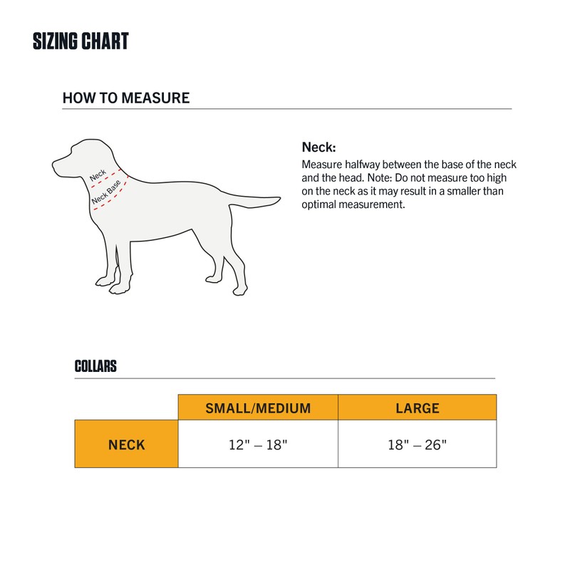 Carhartt Fully Adjustable Nylon Webbing Collars for Dogs, Reflective Stitching