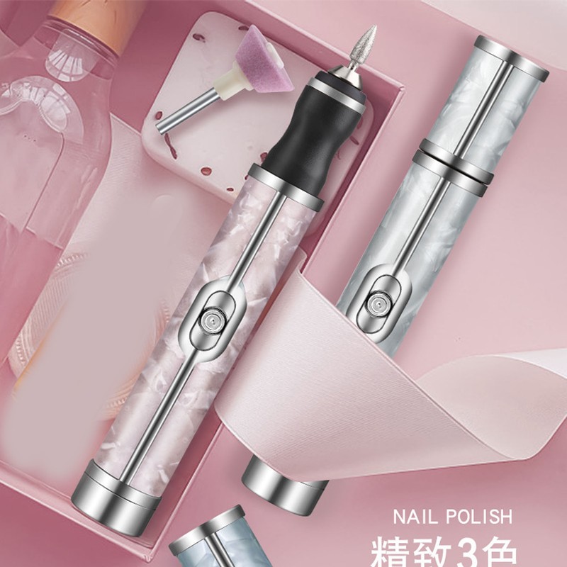 Electric Nail Polishing Machine 20000RPM Cordless Low Noise Nail Drill