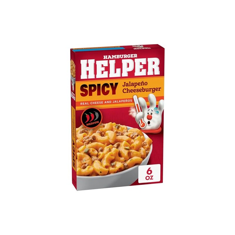 Spicy Jalapeno Cheeseburger meal maker 6 oz (Pack of 8)