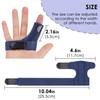 TOCCOOL Adjustable Finger Splint - Dual Support for Trigger Finger