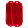 Blazer B278SRW Red Oblong Reflector-1 Pair