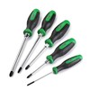 SK 5-Piece Phillips Screwdriver Set, Magnetic Screwdriver Set, S2 Steel,