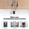 Pack of 2 3-Digit Combination Lock with 50 cm Wire