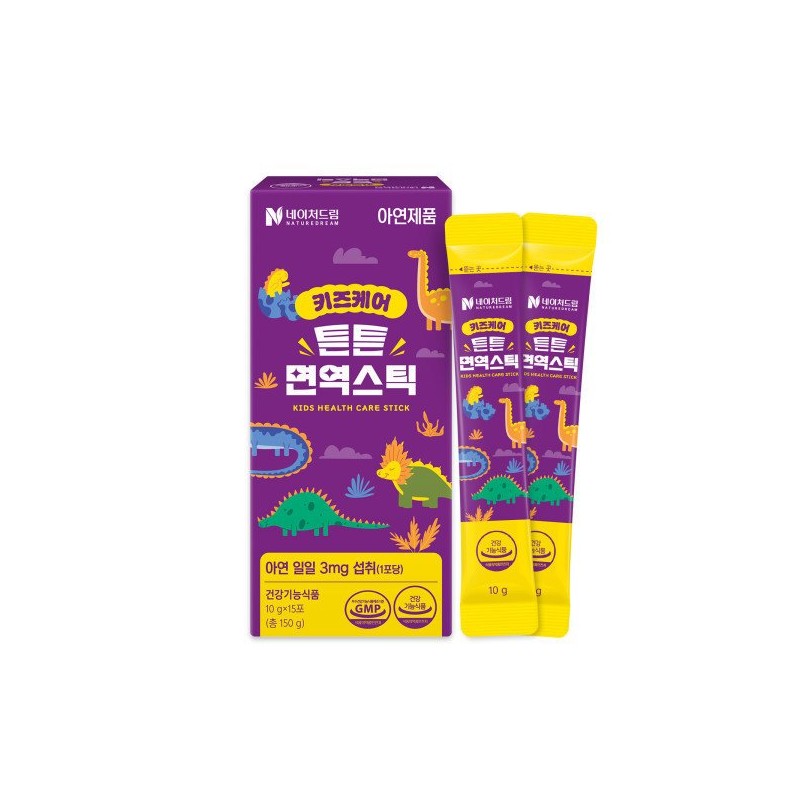 Nature Dream 키즈케어 튼튼면역스틱 10g x 15포 1박스 Kids Care