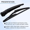 Effitnee Rear Wiper Arm Blade and Arm Set, Back Windscreen