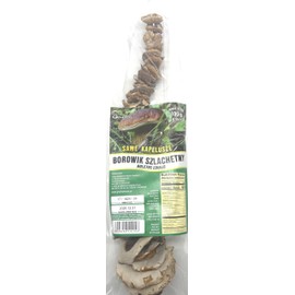 Seweryn Premium Grade 1 Polish Forest Dried Porcini Mushrooms Whole Caps Traditional String 3.52 oz / 100 g Handpicked from Wild Forests, Air-Dried Mushrooms, Ideal for Cooking and Gourmet Recipes