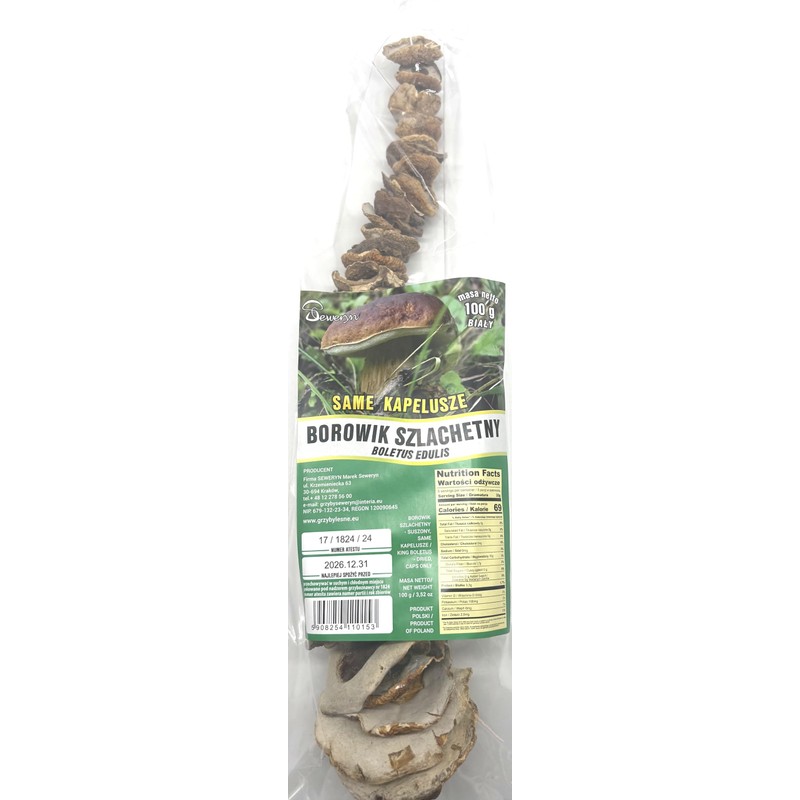 Seweryn Premium Grade 1 Polish Forest Dried Porcini Mushrooms Whole