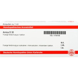 DHU Arnica D30 Ampoules, Pack of 8
