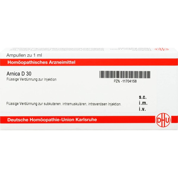 DHU Arnica D30 Ampoules, Pack of 8