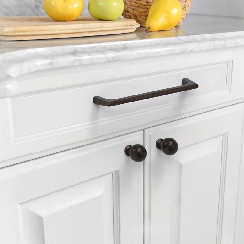 Asidrama 10 Pack 5 Inch(128mm) Oil Rubbed Bronze Cabinet Pulls