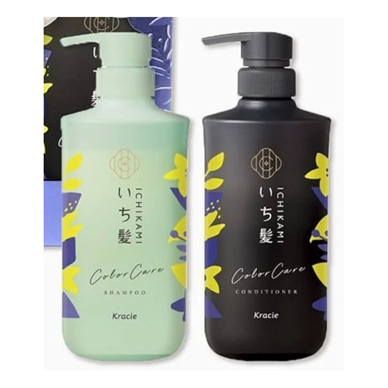 Kracie Ichikami Color Care Shampoo and Conditioner Set 480ml +
