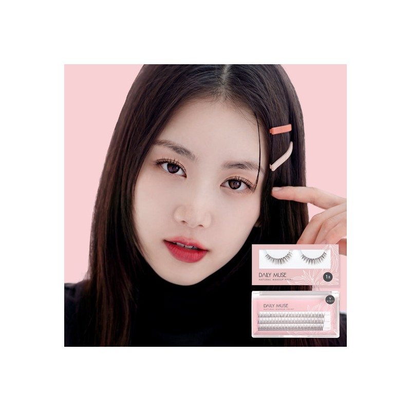 Daily Muse Strand eyelash set, full extensions, perm, sticking glue,