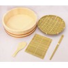 Ichihara Woodworkshop Hand Rolled Sushi Set, Sushi Tub, 10.6 inches