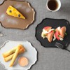 EAST Table Plate, 9.1 inches (23 cm), Depressiette, Black