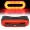 Motorcycle Helmet Tail Warning Light 4 Lighting Modes IPX6 Waterproof