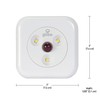 LED Under Cabinet Slim Puck Light 6-Pack, Universal Remote Control