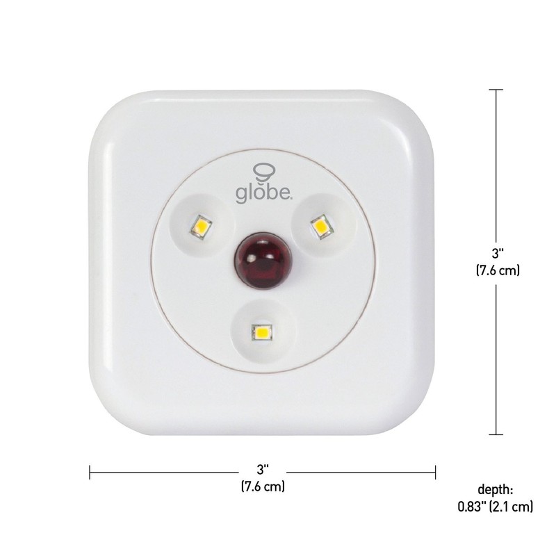 LED Under Cabinet Slim Puck Light 6-Pack, Universal Remote Control