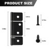 Screw Man Three Leaf Non-Mortised Hinge Bifold Door Hinges Bifold