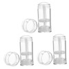 Healeved 3pcs Refillable Lip Balm Tubes Portable Lip Gloss Holders