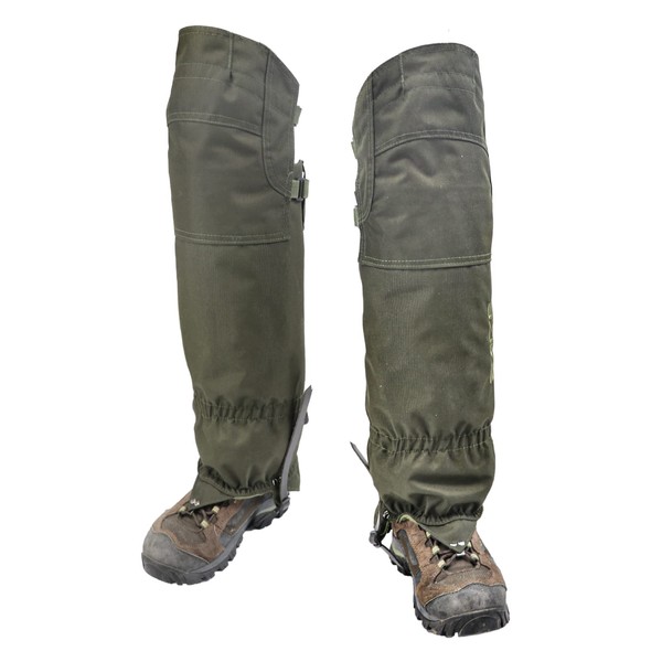 BZTAC Tactical Leg Gaiters High Gaiters Hunting Gaiters Knee Protection Anti-Tear Oxford Fabric Full Length Zip with Velcro Cover Waterproof Breathable Windproof for Outdoor Hunting Hiking Walking