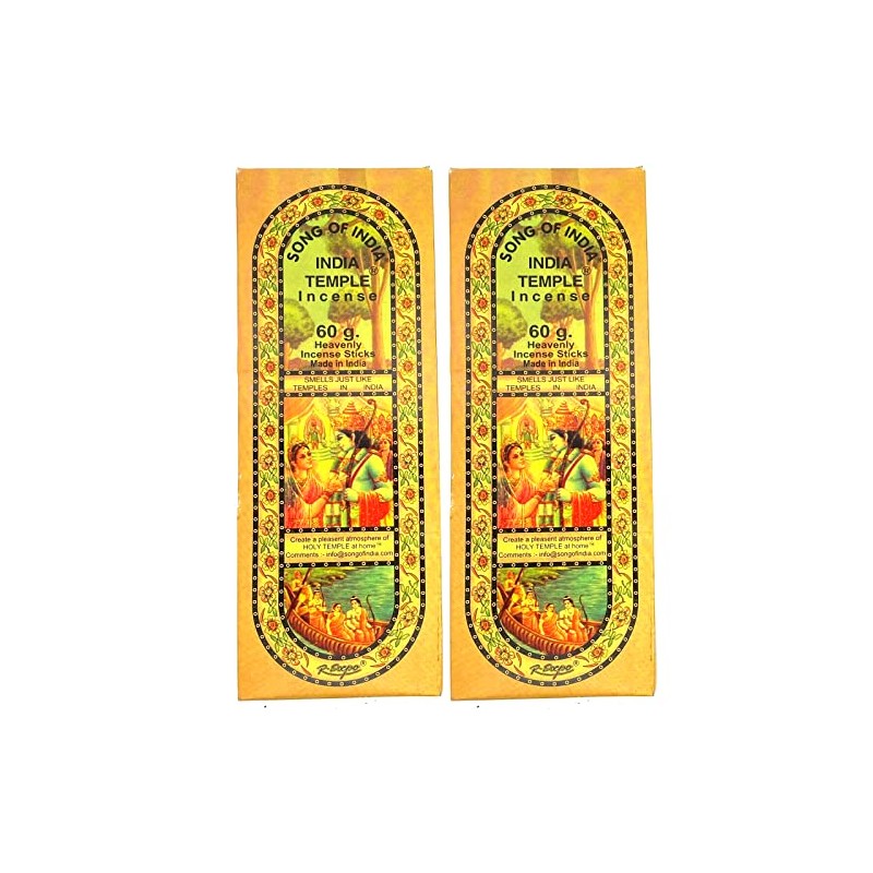 Song of India India Temple Incense 50 Stick Medium Box