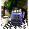 MegaChef 1.8Lt. Glass and Stainless Steel Electric Tea Kettle