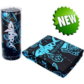 SHARX Toalla de Microfibra Deportiva Grande 80 x 160cm + Toalla Chica de Regalo (ASTRONAUTAS)