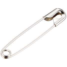 Mitsuya AP-4 Safety Pins, 100 Pieces, 1.7 inches (44 mm), Silver