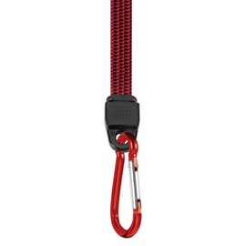 Performance Tool W1455 36-Inch Flat Bungee with Carabiner - Heavy Duty, Durable, and Versatile Bungee Cord for Secure Tie-Downs and Cargo Transport