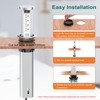 Pop Up Outlet for Countertop with PD 20W USB C,