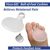 PediFix Visco-gel Metatarsal Pad with Toe Loop, Large Right