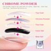 24 Colors Chrome Nail Powder Metallic Mirror Aurora Holographic
