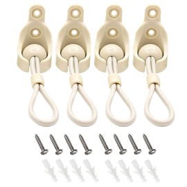 Universal Bungee Kit Parts for Sun Shades Blackout Roller up Blinds (Bungee Kit 2 Set, Sand)