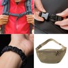 METALLIXITY Side Quick Release Buckle (10-11mm/0.4"-0.43") 5Pcs, Plastic Adjustable Buckles