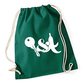 Hippowarehouse Key & Banana Peel Drawstring Cotton School Gym Bag 37cm x 46cm, 12 litres