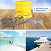VEITHI Boat Anchor Rope 100 ft x 1/2 inch Yellow,