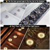 JKIMK Solar Ground Lights Outdoor Waterproof Flat Garden Solar Disk