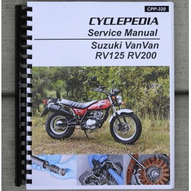 i5motorcycle Service & Repair Manual for Suzuki VanVan Van Van RV 125 200 RV125 RV200 2003-2019