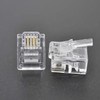 100pcs Modular Plug Modular Cable RJ11 Plug Connector RJ11 Modular