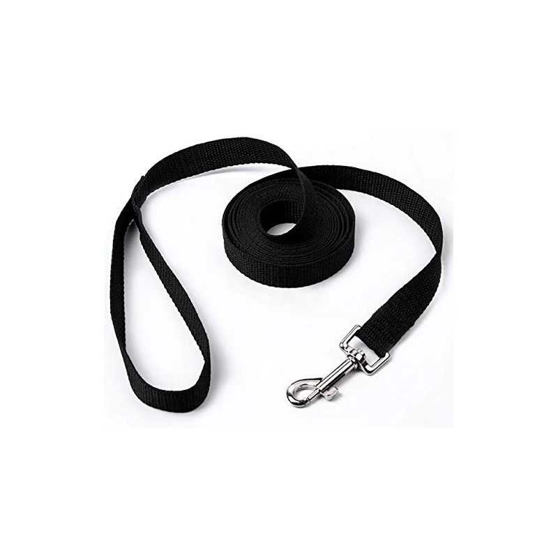 WZYuan 30ft Black Color Nylon Pet Leash Training Lead 9m(Black)