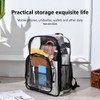 Clear Backpack Stylish Large Capacity Waterproof PVC Transparent Backpack for