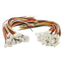 BGTXINGI 40 Pieces (20 Pairs) 2.0 mm 4-Pin Socket with 15-Pin Connection Cable for LED Light Strip 5.9 Inch Compatible with JST PH