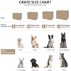 OUUTMEE Beige Dog Crate Cover, Waterproof Dog Crate Cover for